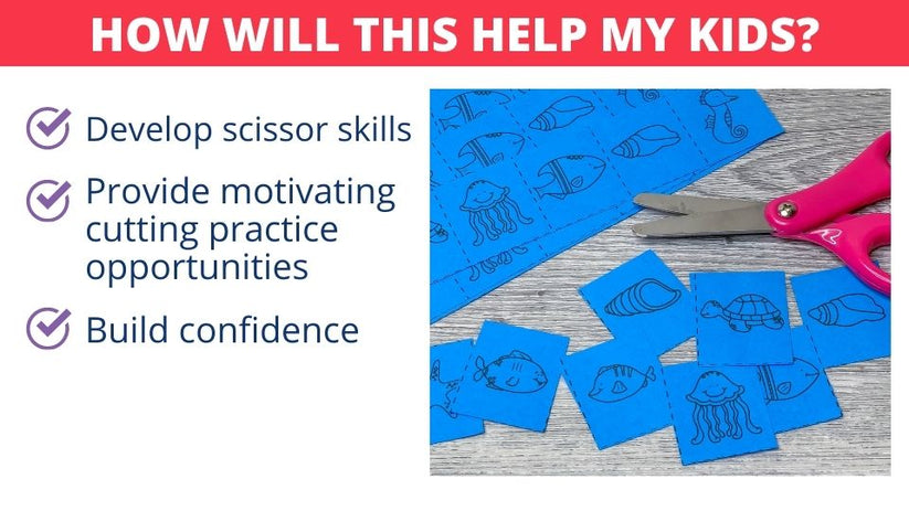 Scissor Skills Practice for the Whole Year – Early Learning Ideas