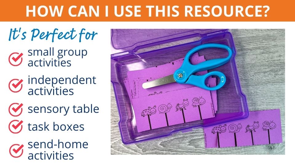 Scissor Skills Practice for the Whole Year – Early Learning Ideas