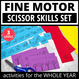 Scissor Skills Practice for the Whole Year