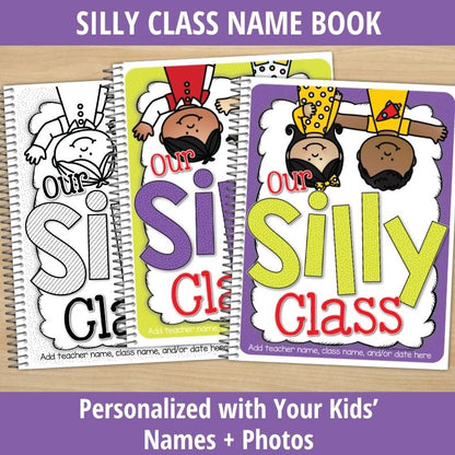 Silly Upside Down Class Book Template