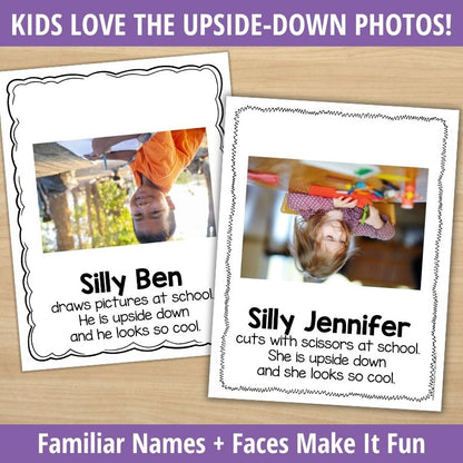 Silly Upside Down Class Book Template