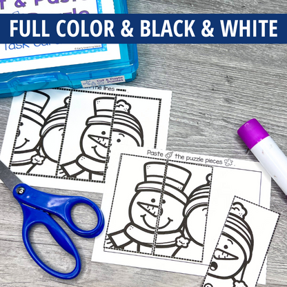 Cut and Paste Puzzles Bundle