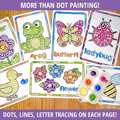 Spring Q-Tip Painting Activities