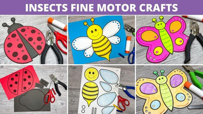 Spring Crafts and Fine Motor Activity Bundle