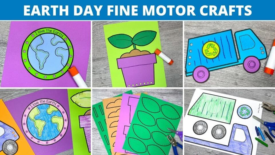 Spring Crafts and Fine Motor Activity Bundle