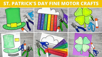 Spring Crafts and Fine Motor Activity Bundle