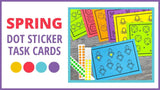 Spring Dot Sticker Fine Motor Task Cards