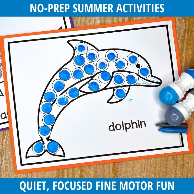 Summer Dot Marker Activities