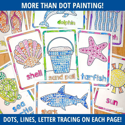 Summer Q-Tip Painting Activities