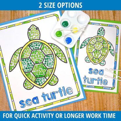 Summer Q-Tip Painting Activities