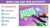 Transportation Crafts and Fine Motor Activities