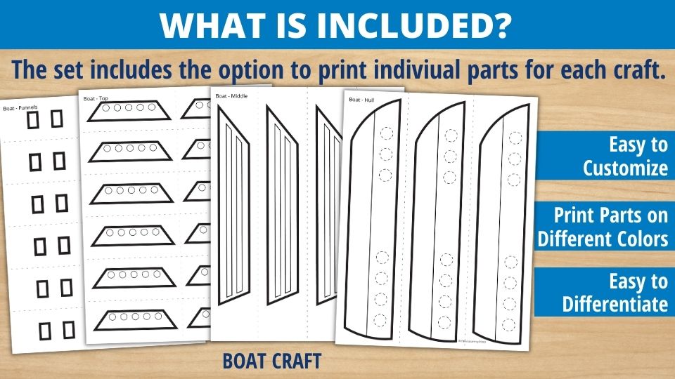 Transportation Crafts and Fine Motor Activities