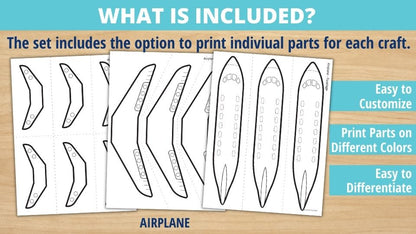 Transportation Crafts and Fine Motor Activities