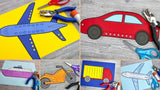 Transportation Crafts and Fine Motor Activities