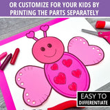 Love Bug Crafts and Fine Motor Activities