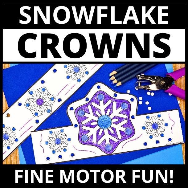 Winter Snowflake Crown & Headband Craft
