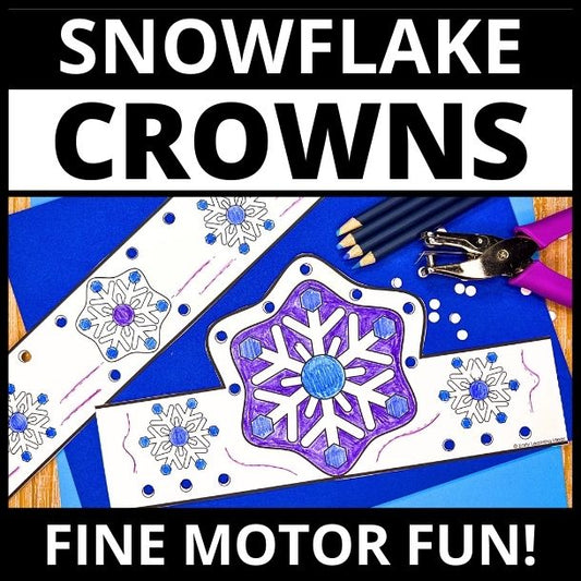 Winter Snowflake Crown & Headband Craft