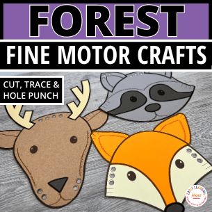 Forest Woodland Animal Fine Motor Crafts