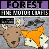 Forest Woodland Animal Fine Motor Crafts