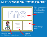 Sight Word Practice & Review Activities - Playdough Mats
