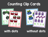 Counting & Fine Motor Clip Activities