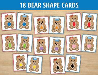 Bear Shape Sorting Activity