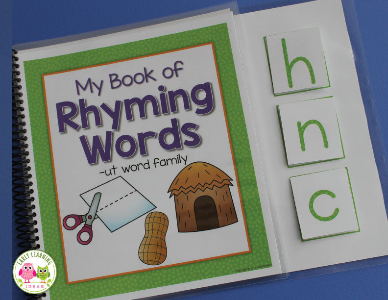 Rhyming Activities - Interactive Word Family Books - 17 Book Set