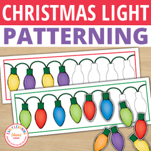 Christmas and Holiday Lights Patterning Activity – Early Learning Ideas