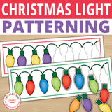 Christmas and Holiday Lights Patterning Activity