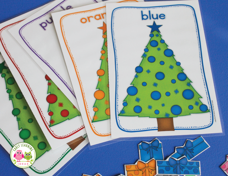 Christmas Activities | Christmas Tree Color Sorting | Color Match Activity