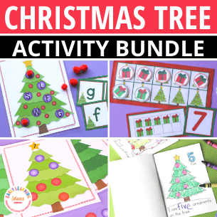 Learning Christmas Tree Christmas Tree Activity Bundle – Early Learning Ideas