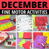 December Fine Motor Activities - Christmas and Holiday Activities