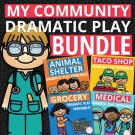 Community Theme Dramatic Play Bundle