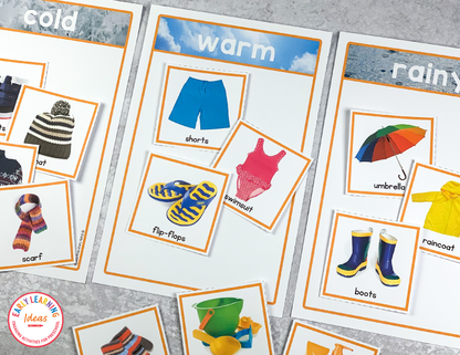 Earth Science Sorting Activities for Preschool & PreK