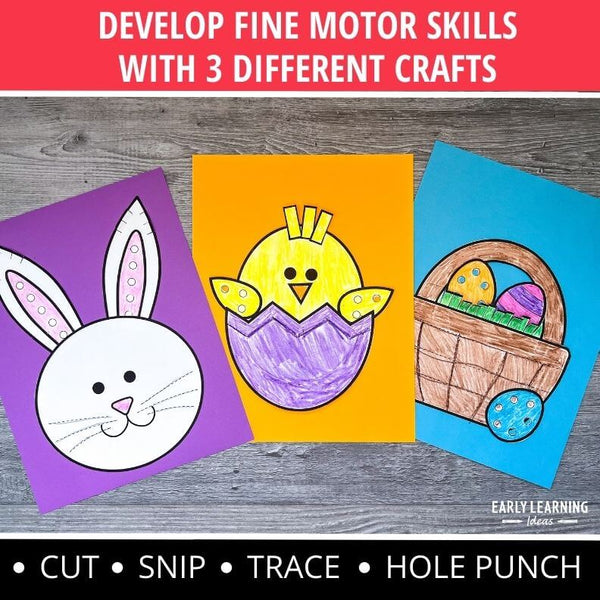 Easter Fine Motor Craft Activities – Early Learning Ideas