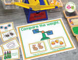 Comparing Weights: Fall & Halloween Addition