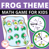 Frogs & Pond Life Counting Game - PreK & Preschool Spring Math Activities