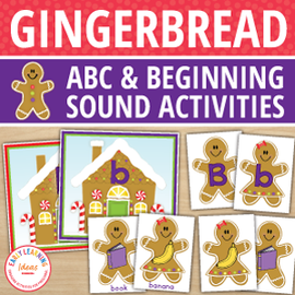 Gingerbread Alphabet & Beginning Sound Activity