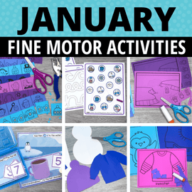January and Winter Fine Motor Activities