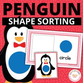 Penguin Shape Sorting Activity
