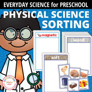 Physical Science Sorting Activities for Preschool and PreK