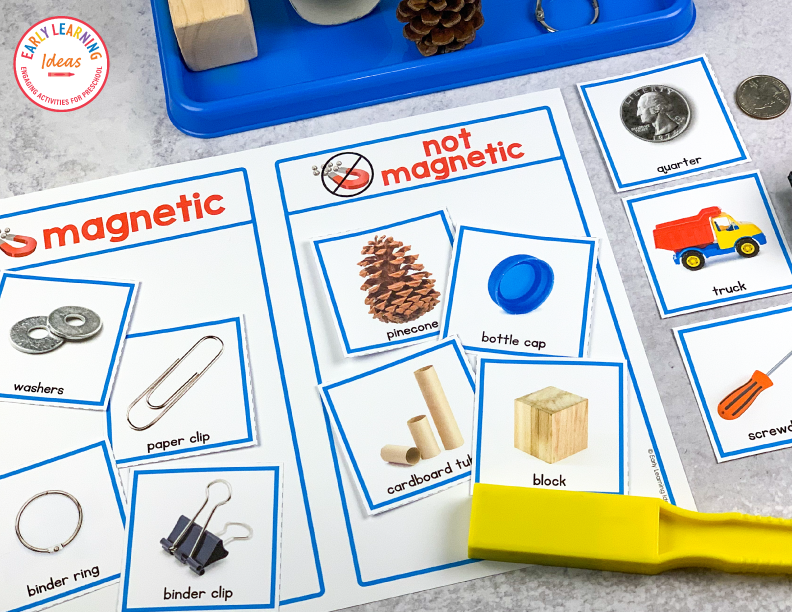 Physical Science Sorting Activities for Preschool and PreK