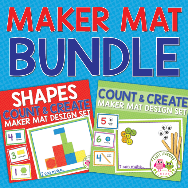 Maker Mat Count & Create Bundle – Early Learning Ideas