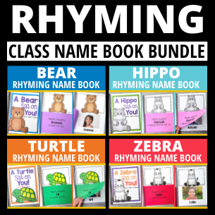 Rhyming Lift-the-Flap Name Books - 4 Versions