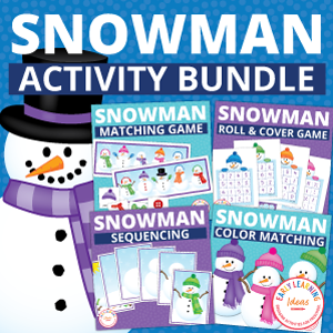 Snowman Activity Bundle