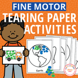 Paper Tearing Fine Motor Activities to Build Hand Strength