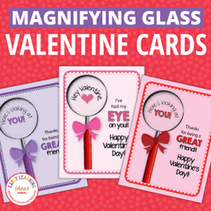 Valentine's Day Cards | DIY Magnifying Glass Valentine and Friendship Card