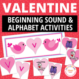 Valentine's Day Alphabet and Beginning Sound Activity