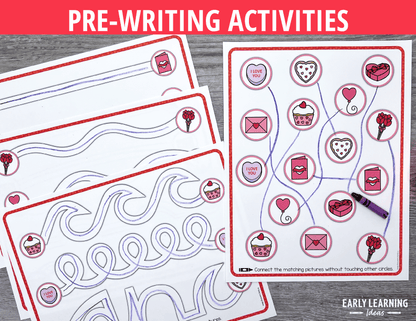 February Fine Motor Activity Set - Valentines Day Fine Motor Activities