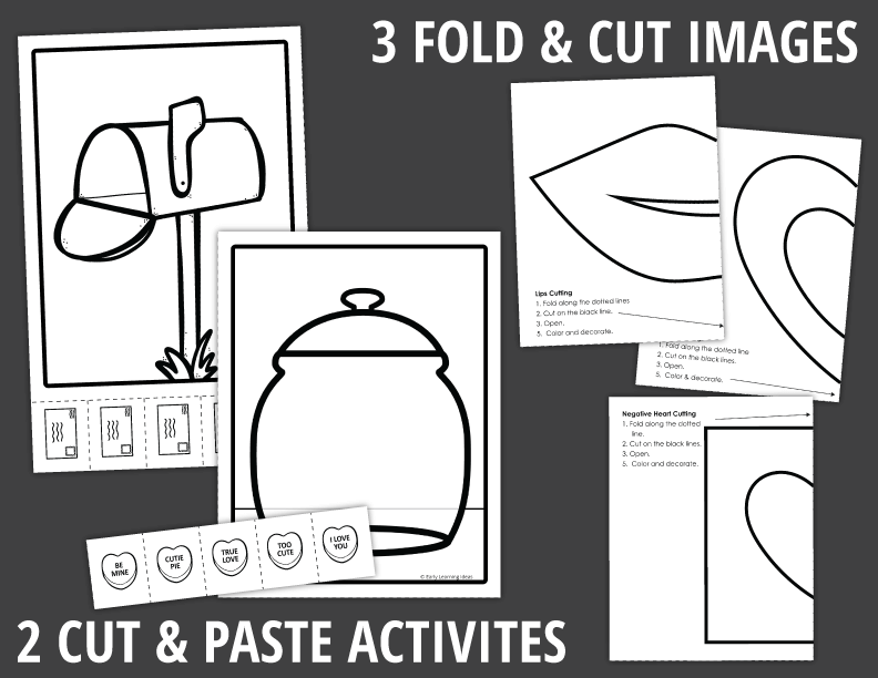 February Fine Motor Activity Set - Valentines Day Fine Motor Activities